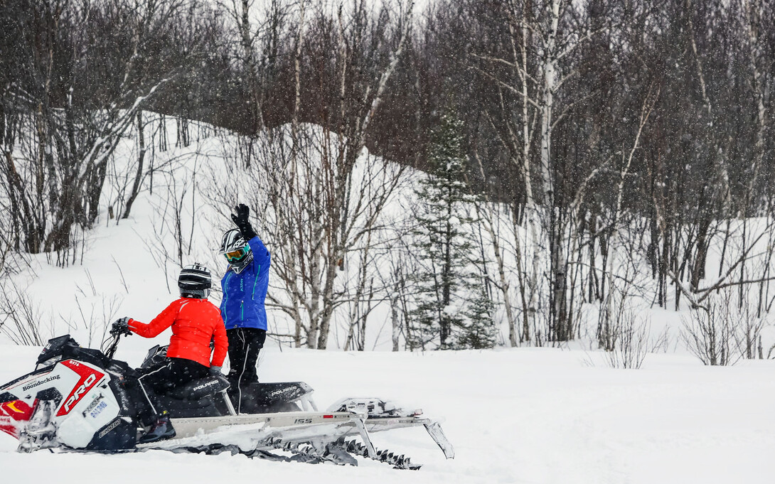 Using the Polaris Ride Command App to Navigate Ontario Snow Trails this